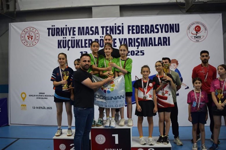 MASA TENİSİ KÜÇÜKLER BÖLGE ŞAMPİYONASI TAKIM MAÇLARI FİNALLERİ TAMAMLANDI.
