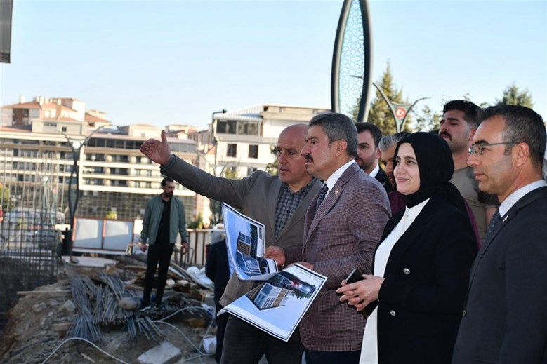 MİLLETVEKİLİMİZ VE BAKAN MÜŞAVİRİMİZ İLİMİZDE BAKANLIĞIMIZ TARAFINDAN YAPIMI DEVAM EDEN İNŞAAT ALANLARINDA İNCELEMELERDE BULUNDULAR.